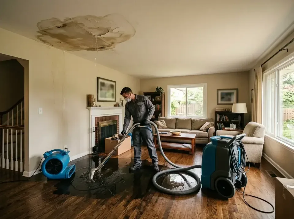 attic-pipe-burst-ceiling-drip-008 — frequently asked questions, Water Damage Restoration & Carpet Care in Hamburg, AR